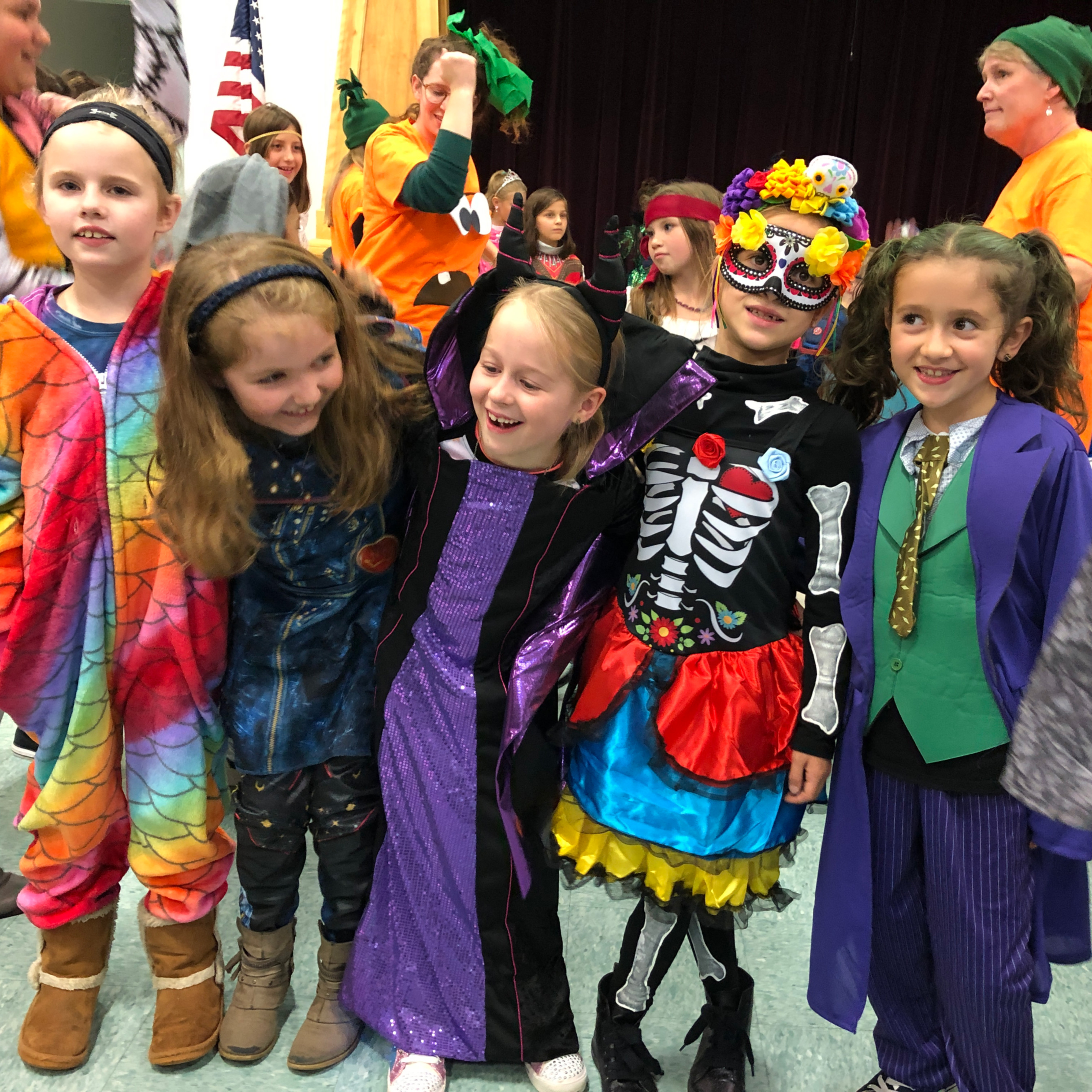 A little rain won't stop our Halloween fun! - Greenfield Elementary School