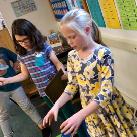 Featured image of article: 3rd graders practice explaining their strategies in math