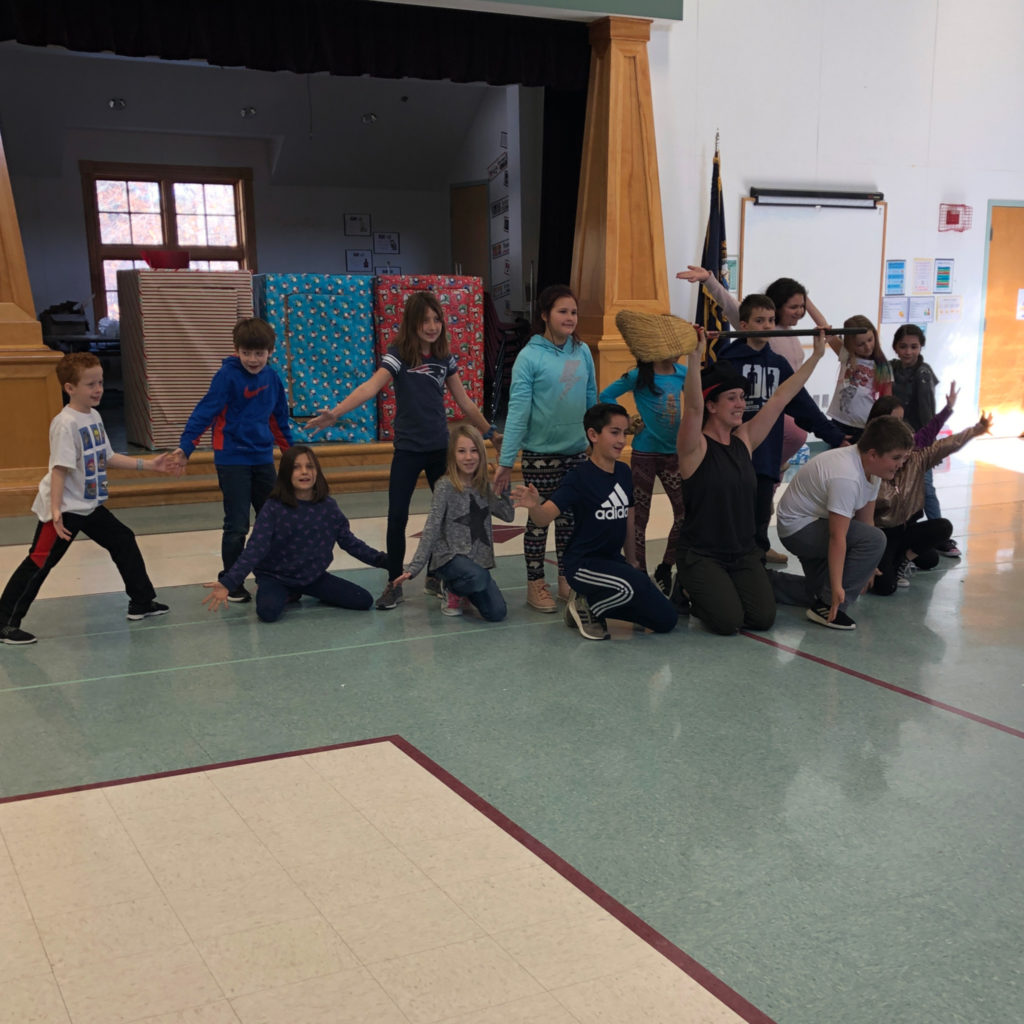 Featured image of article: 4th graders getting their Frosty the Snowman dance on!