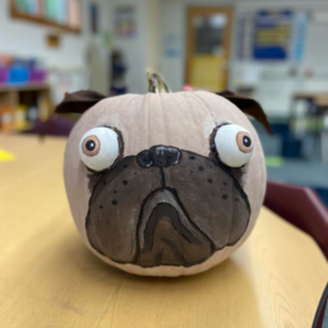 Featured image of article: Pig the Pug Pumpkin!