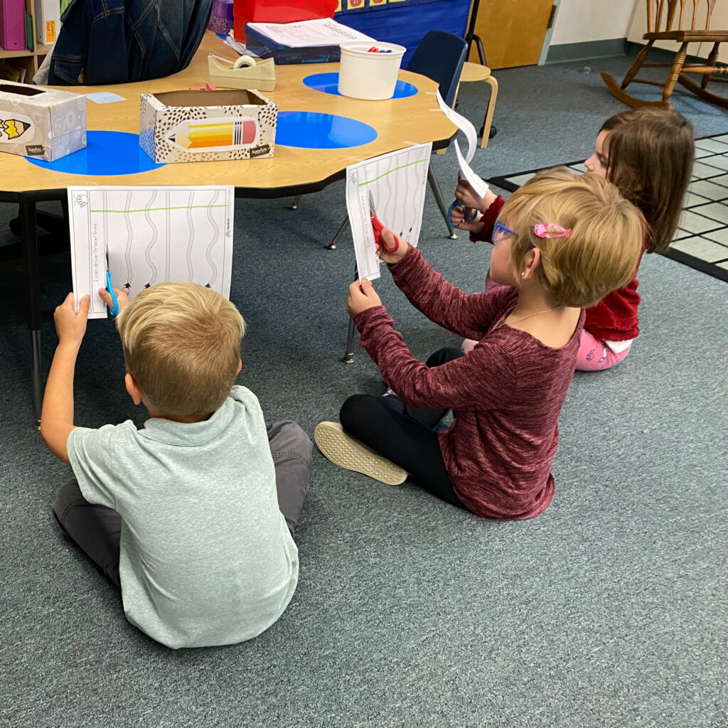 Featured image of article: Kinders Cutting It Up!